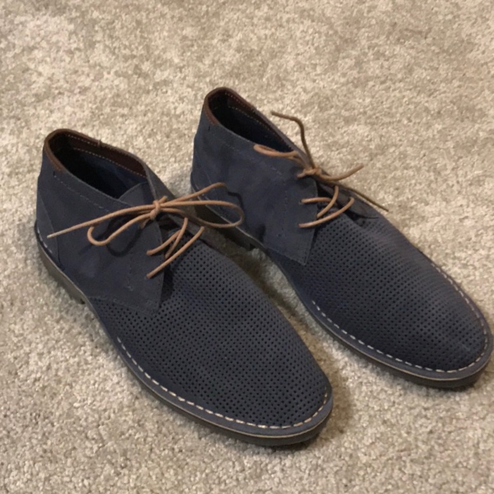 NWOT Men’s Kenneth Cole Reaction lace up Oxford shoes - suede & textured - 13